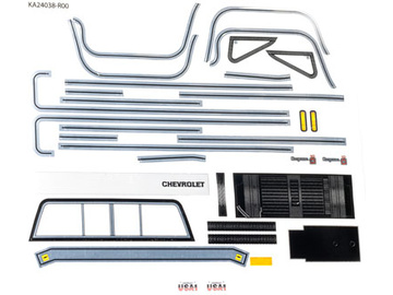 Traxxas samolepky TRX-4M Chevrolet K10 Monster Truck 1979 / TRA9898