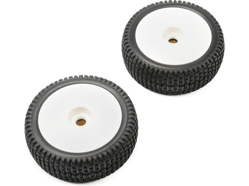 TLR disk plný biely s pneu (2): 5IVE-B