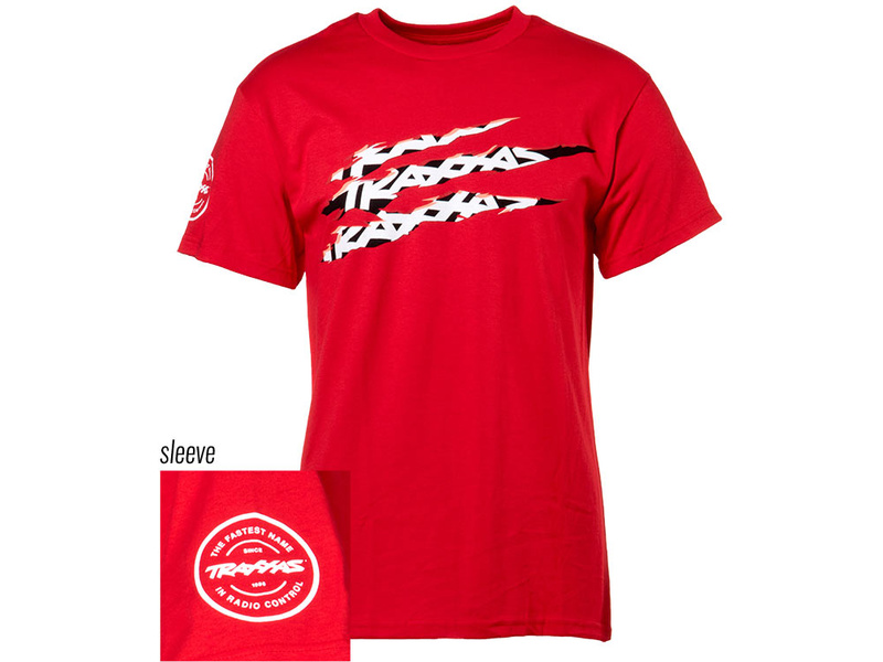 Traxxas tričko SLASH červené S, TRA1378-S
