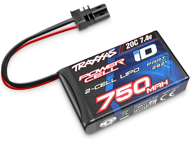 Traxxas LiPo baterie 7.4V 750mAh 20C, TRA2821