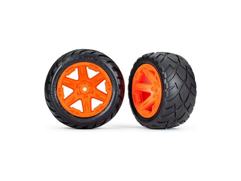 Traxxas kolo 2.8", disk RXT oranžový, pneu Anaconda (2WD zadní) (2), TRA6768A