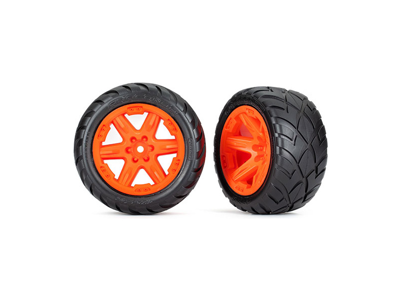 Traxxas kolo 2.8", disk RXT oranžový, pneu Anaconda (4WD přední/zadní, 2WD přední) (2), TRA6775A