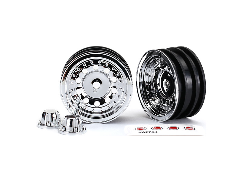 1:10 Traxxas TRX-4/TRX-6: Disk 1.9″ chrom, poklice, samolepky (2)