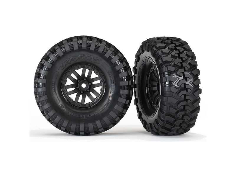 1:10 Traxxas TRX-4/TRX-6: Kolo 1.9″, disk TRX-4 černý, pneu Canyon Trail (pár)