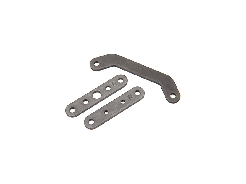 Traxxas Bulkhead tie bar, rear, upper (1)/ lower front (1)/ lower rear (1) (steel)