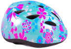 Volare - Children's Helmet 47-51cm Green Pink Flowers