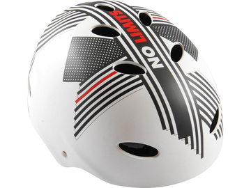 Volare - Children's Helmet No Limits - White Grey Red / VO-479