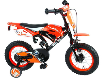 Volare - Dětské kolo 12" Motobike oranžové / VO-91214