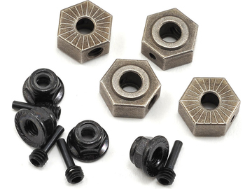 Vaterra Wheel Hex Pins and Serrated Lock Nut ASN (4) / VTR232077