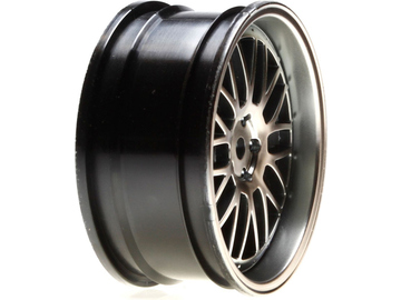 Vaterra Wheel Front Deep Mesh 54x26mm, Matte Gun Metal (2): V100 Vaterra Wheel Front Deep Mesh 54x26mm, Matte Gun Metal (2): V100 / VTR43005