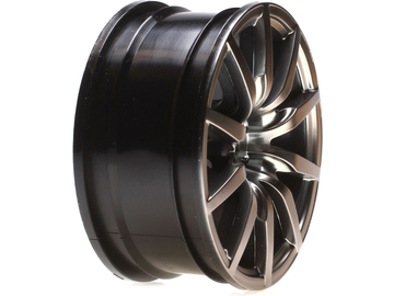 Vaterra Wheel Front Nissan GTR 54x26mm, Gun Metal (2): V100 / VTR43009