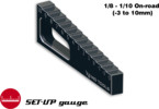 Xenotools - 1/8 - 1/10 Chassis droop gauge - -3mm to 10mm - 1 pc