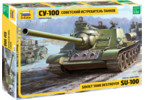 Zvezda SU-100 (nová forma) (1:35)