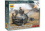Zvezda Snap Kit - Flak 38 s posádkou (1:72)