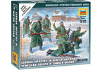 Zvezda figurky - německá pěchota (zimní uniforma) (1:72)