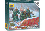Zvezda figurky Ger. Machine-gun with Crew (Winter Uniform) (1:72)