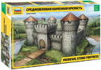 Zvezda diorama - středověká kamenná pevnost (RR) (1:72)