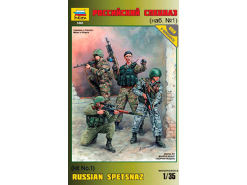 Zvezda figurky - ruské speciální síly (1:35) / ZV-3561
