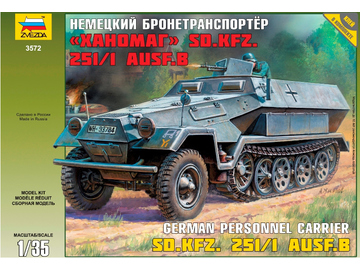 Zvezda Hanomag Sd.Kfz.251/1 Ausf.B (1:35) / ZV-3572