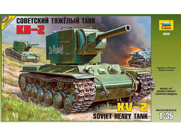 Zvezda sovětský těžký tank KV-2 (1:35) / ZV-3608