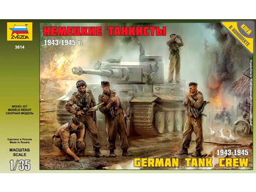 Zvezda figurky - němečtí tankisté 1943-1945 (1:35) / ZV-3614