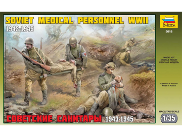 Zvezda figurky - ruští zdravotníci WWII (1:35) / ZV-3618