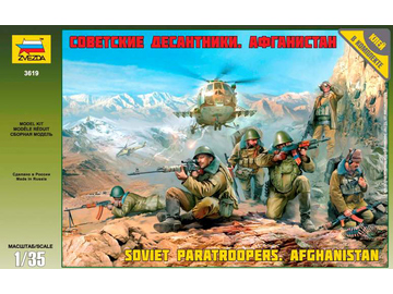 Zvezda figurky - sovětští výsadkáři Afghánistán (1:35) / ZV-3619