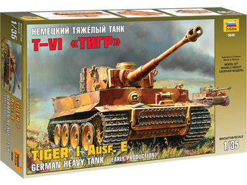 Zvezda tank Tiger I - starší verze (Kursk) (1:35) / ZV-3646