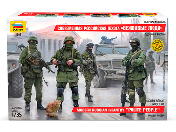 Zvezda figurky - moderní ruská pěchota (1:35) / ZV-3665