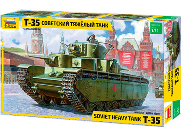 Zvezda těžký sovětský tank T-35 (1:35) / ZV-3667