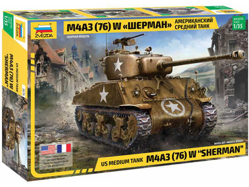 Zvězda M4 A3 (76mm) Sherman (1:35) / ZV-3676
