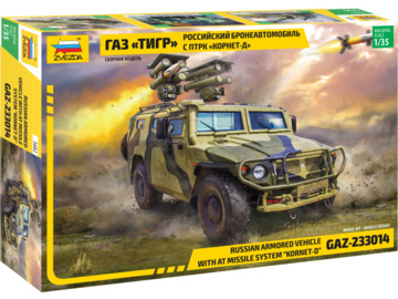 Zvezda GAZ 233014 with AT system Kornet D (1:35) Zvezda GAZ 233014 with AT system Kornet D (1:35) / ZV-3682
