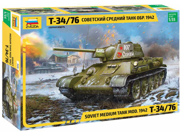 Zvezda T-34/76 mod.1942 (1:35) Zvezda T-34/76 mod.1942 (1:35) / ZV-3686