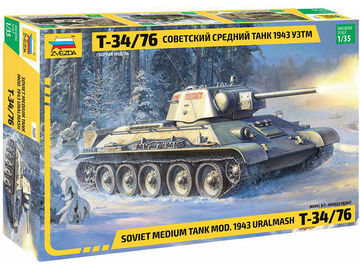 Zvezda T-34/76 mod.1943 Uralmash (1:35) / ZV-3689