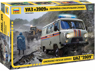 Zvezda UAZ 3909 Emergency Service (1:43) Zvezda UAZ 3909 Emergency Service (1:43) / ZV-43002
