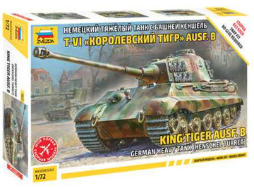 Zvezda Henschel SdKfz 182 King Tiger (1:72) Zvezda Henschel SdKfz 182 King Tiger (1:72) / ZV-5023