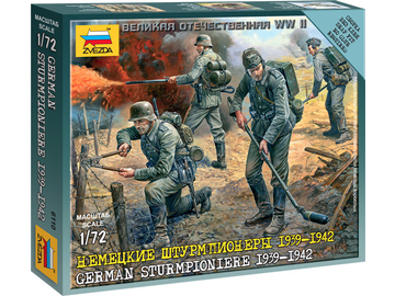 Zvezda figurky - němečtí Sturmpioniere (1:72) Zvezda figurky - němečtí Sturmpioniere (1:72) / ZV-6110