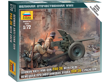 Zvezda Pak-36 s vojáky (1:72) Zvezda Pak-36 s vojáky (1:72) / ZV-6114