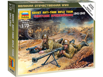 Zvezda figurky - sovětský protitankový tým (1:72) / ZV-6135