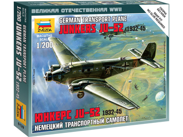 Zvezda Snap Kit - Junkers Ju-52 (1:200) / ZV-6139