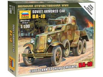 Zvezda Snap Kit - GAZ BA-10 (1:100) / ZV-6149
