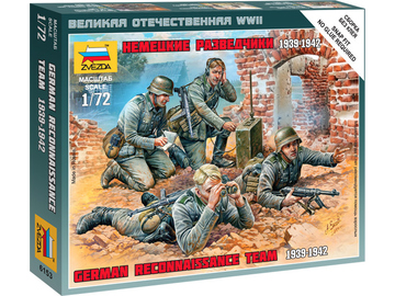 Zvezda figurky - německý průzkumný tým (1:72) Zvezda figurky - německý průzkumný tým (1:72) / ZV-6153