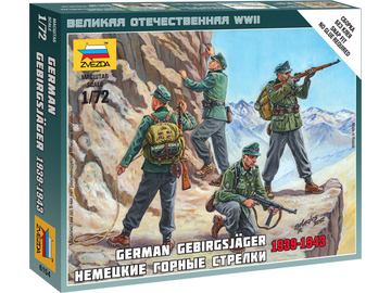 Zvezda figurky - němečtí Gebirgsjäger (1:72) Zvezda figurky - němečtí Gebirgsjäger (1:72) / ZV-6154