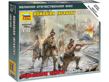 Zvezda figurky - rumunská pěchota (1:72) / ZV-6163