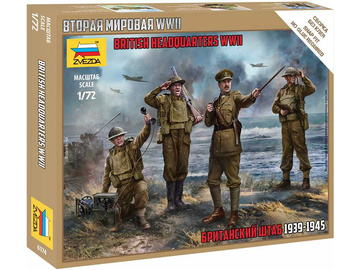 Zvezda figurky - British Headquarter (1:72) / ZV-6174