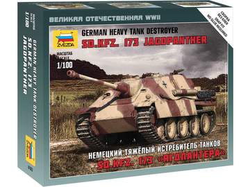 Zvezda Sd.Kfz.173 německý těžký stíhač tanků Jagdpanther (1:100) / ZV-6183