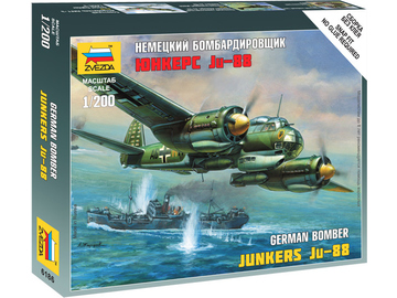 Zvezda Snap Kit - Junkers Ju-88A4 (1:200) / ZV-6186