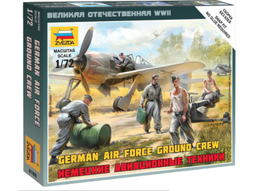 Zvezda figurky German airforce ground crew (1:72) Zvezda figurky German airforce ground crew (1:72) / ZV-6188