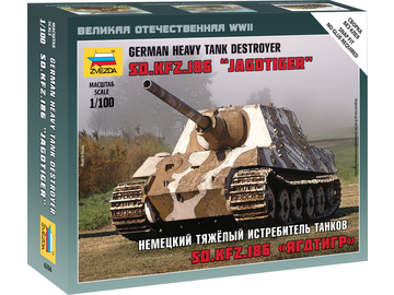 Zvezda Wargames Jagdtiger Sd.Kfz. 186 (1:100) / ZV-6206