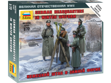 Zvezda figurky - německé velitelství WW2 zima (1:72) Zvezda figurky - německé velitelství WW2 zima (1:72) / ZV-6232